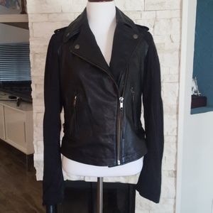 Diesel leather moto jacket